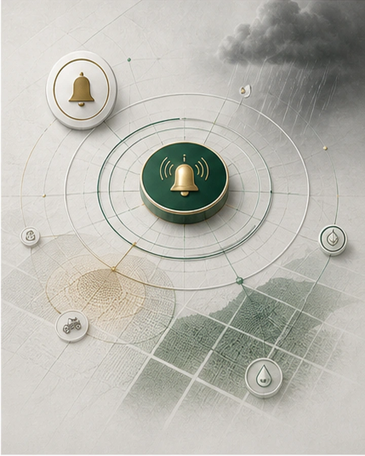 Visual premium para alertas inteligentes