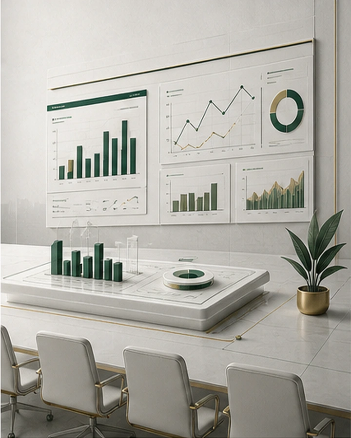 Visual premium para dashboards executivos